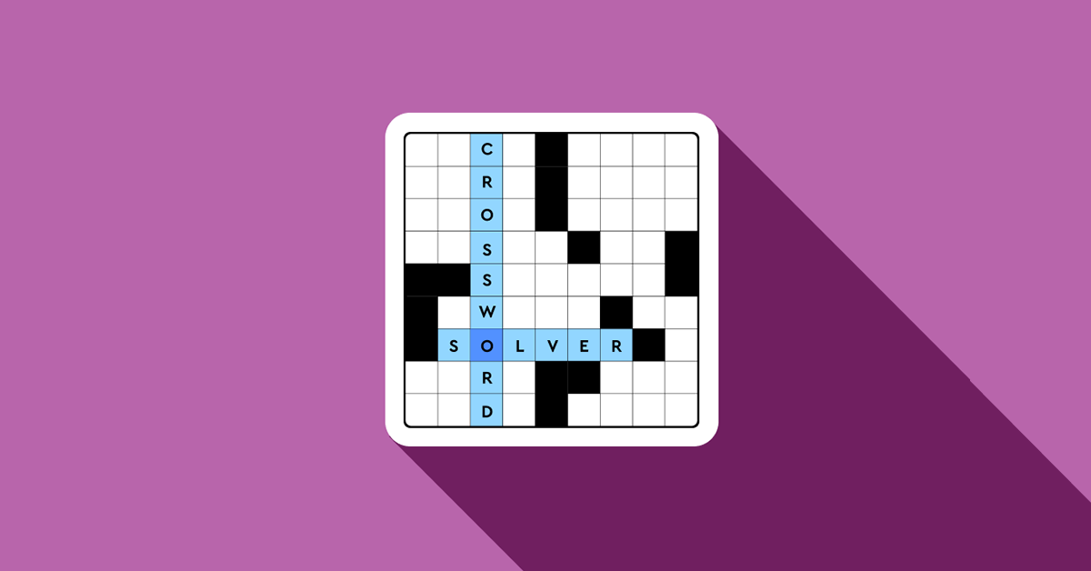 Crossword solver tool interface